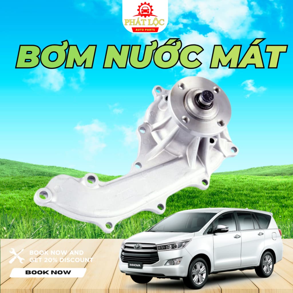 Bơm nước làm mát Innova ( Toyota chính hãng) - ảnh 2