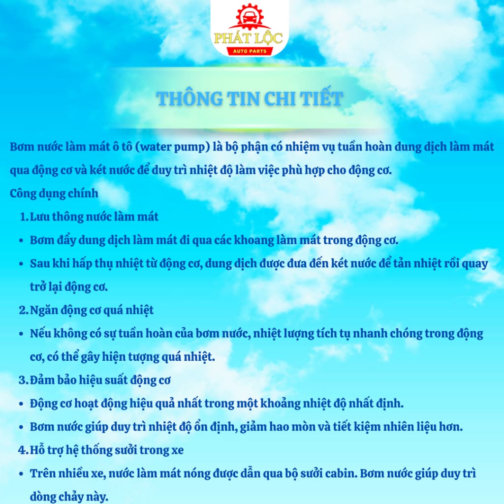 Bơm nước làm mát Innova ( Toyota chính hãng) - ảnh 4