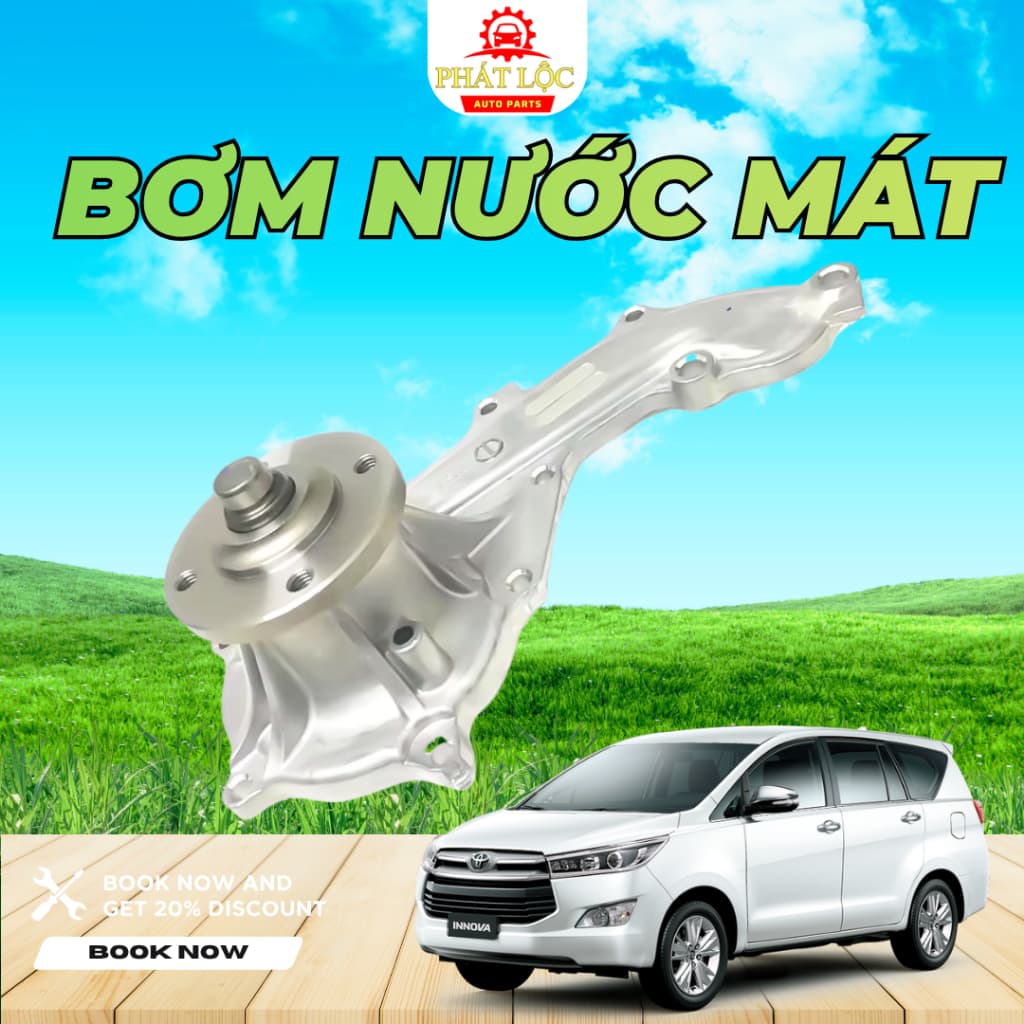 Bơm nước làm mát Innova ( Toyota chính hãng) - ảnh 3