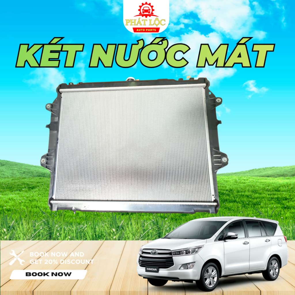 Két nước làm mát Innova 2004-2022 ( Toyota chính hãng) - ảnh 3
