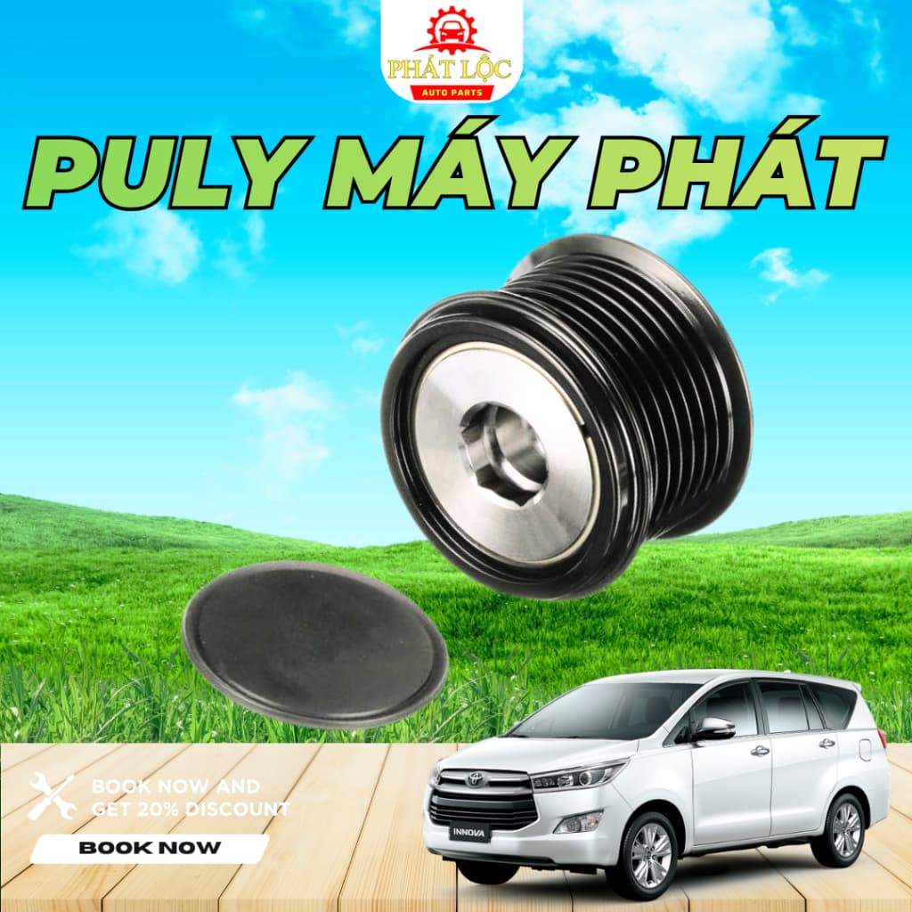Pyly máy phát Innova 2004-2022 ( Toyota chính hãng) - ảnh 3