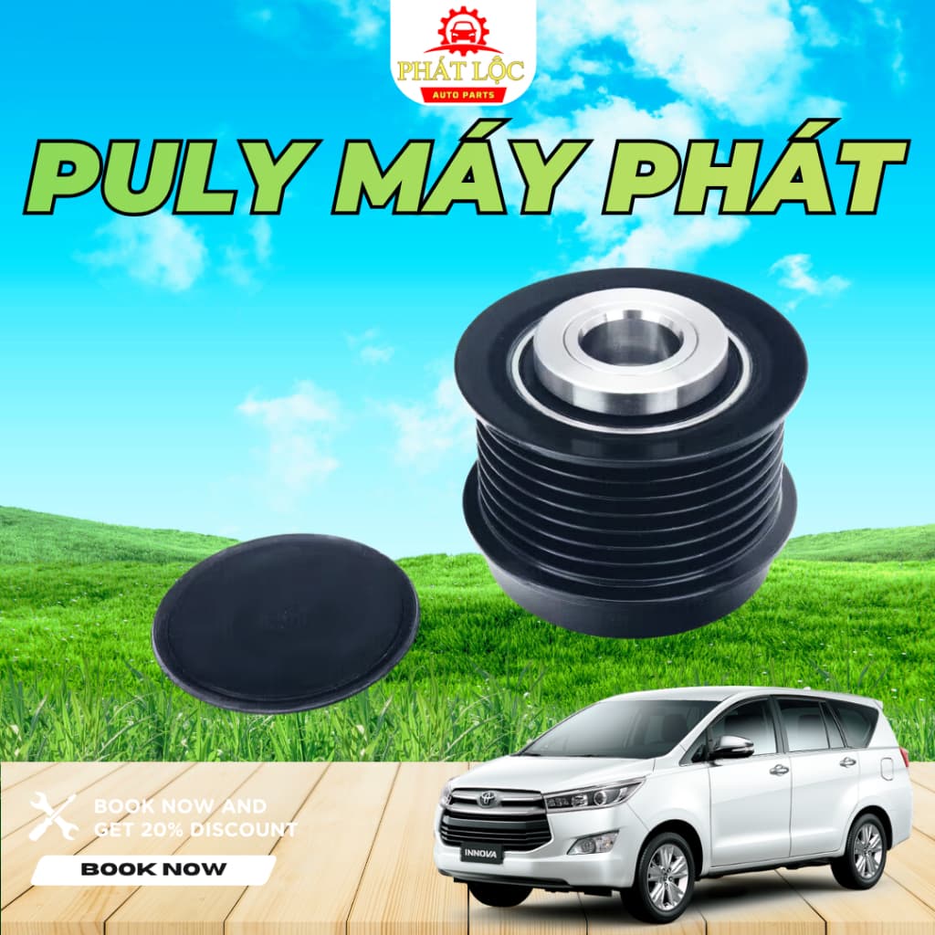 Pyly máy phát Innova 2004-2022 ( Toyota chính hãng) - ảnh 2