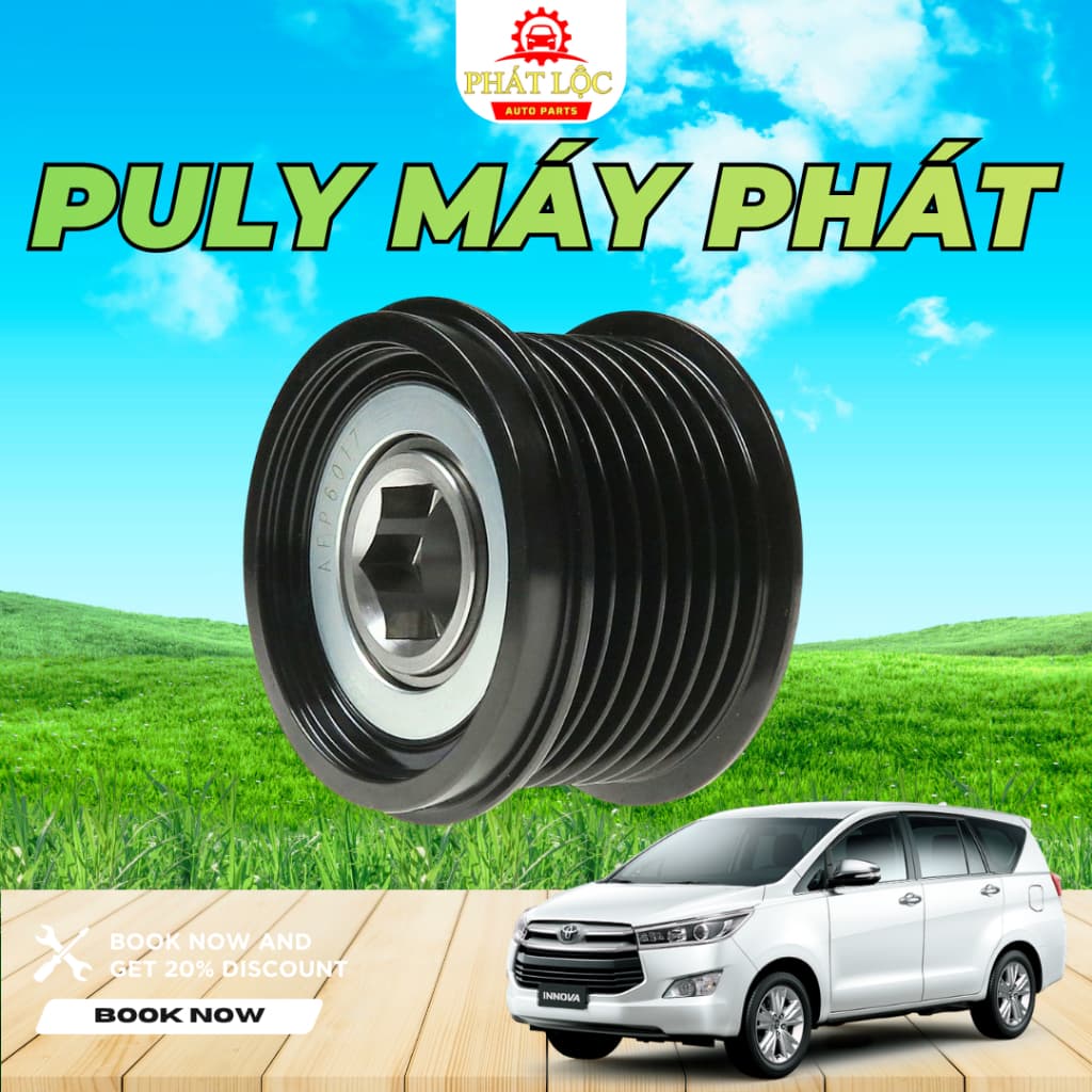 Pyly máy phát Innova 2004-2022 ( Toyota chính hãng)