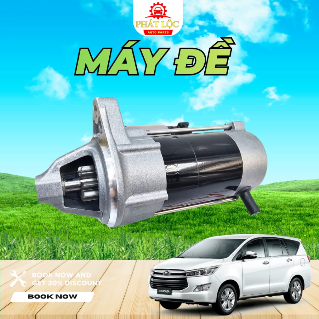 Củ đề, máy đề Innova 2004-2022 ( Toyota chính hãng)