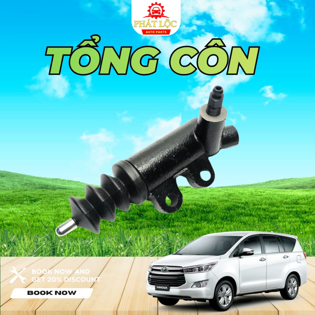 Tổng côn trên, heo côn dưới Innova 2004-2022 ( Toyota chính hãng) - ảnh 2