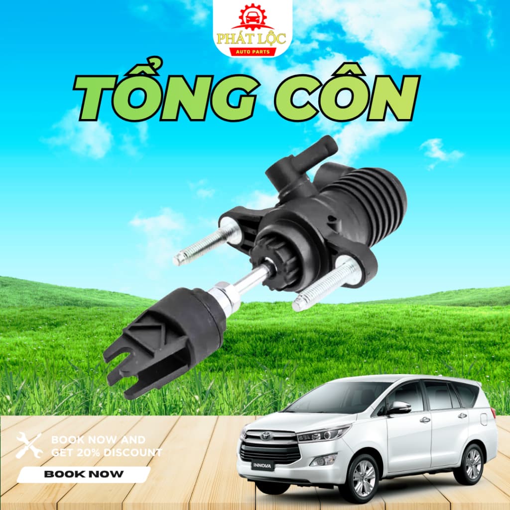 Tổng côn trên, heo côn dưới Innova 2004-2022 ( Toyota chính hãng) - ảnh 3