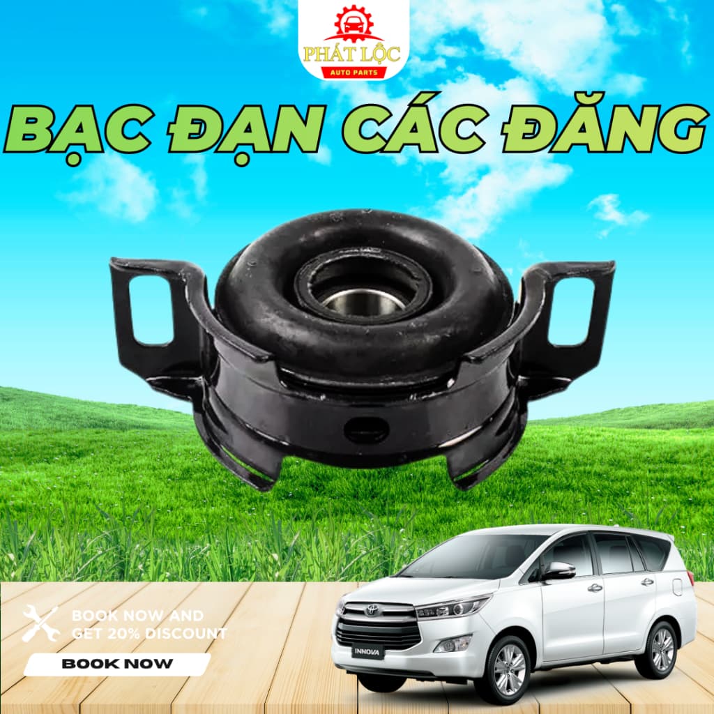 Bạc đạn treo láp, bi treo các đăng Innova 2004-2022 ( Toyota chính hãng) - ảnh 2