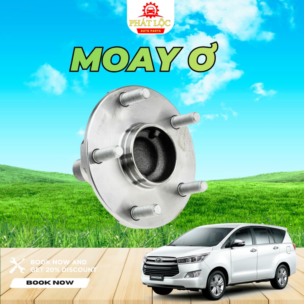 Moay ơ trước, bi moay ơ trước Innova 2004-2022 ( Toyota chính hãng) - ảnh 2