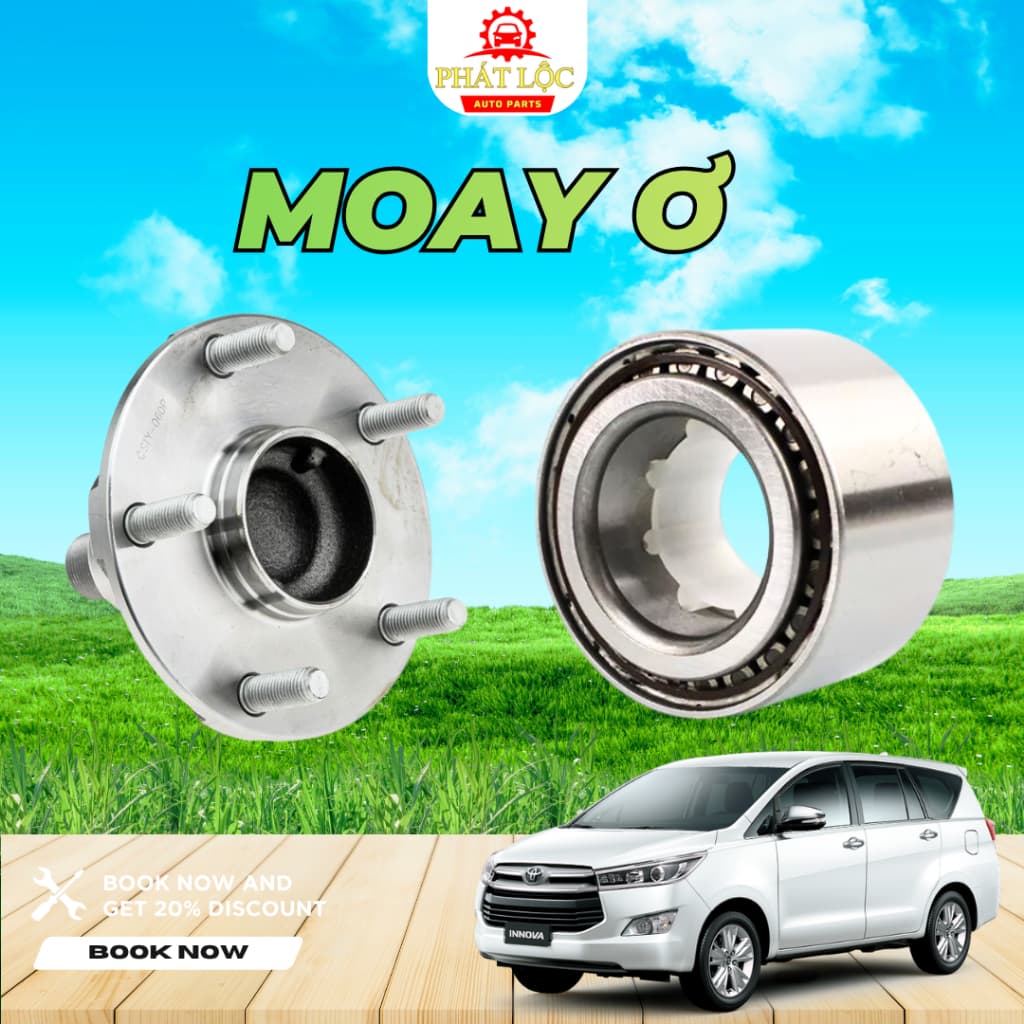 Moay ơ trước, bi moay ơ trước Innova 2004-2022 ( Toyota chính hãng)