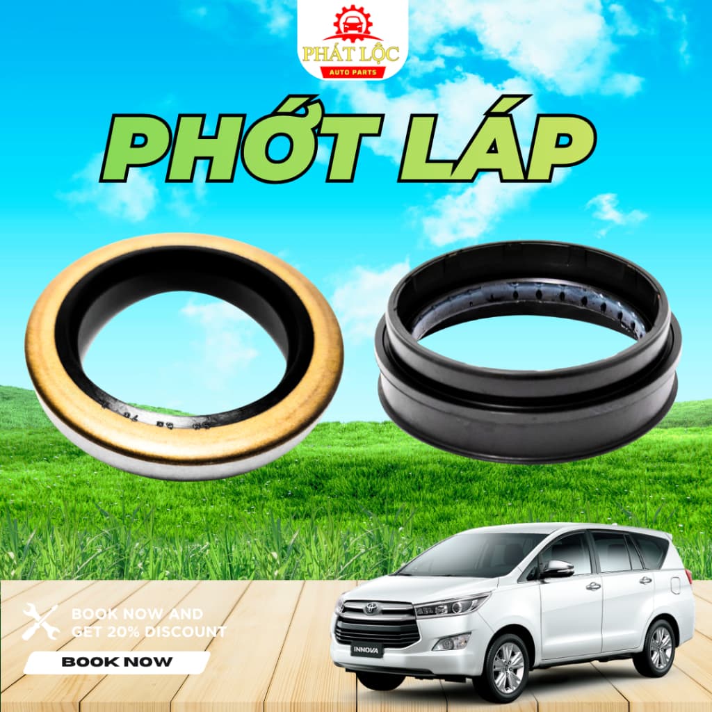 Phớt láp sau Innova 2004-2022 (Toyota chính hãng)