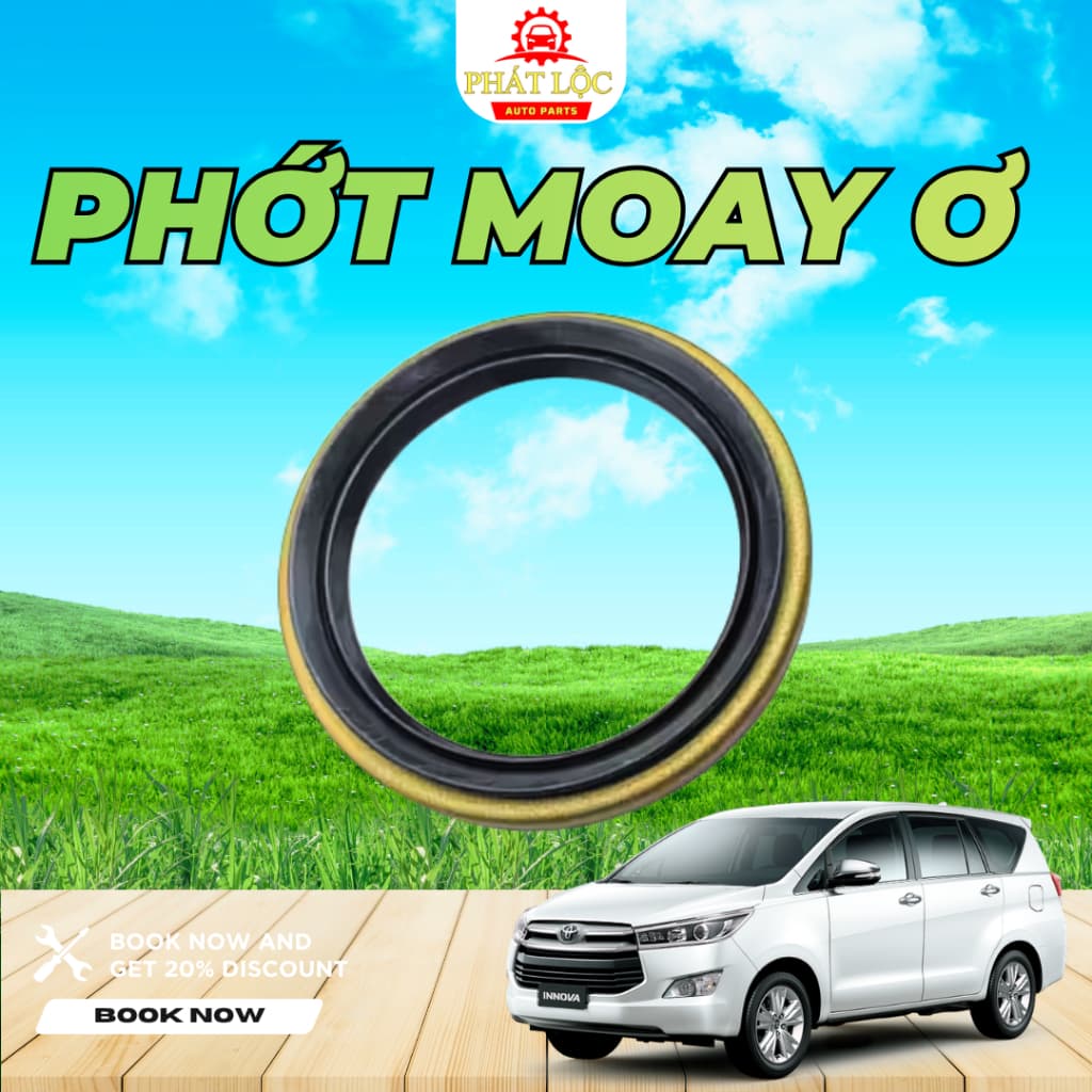 Phớt moay ơ trước Innova 2004-2022 ( Toyota chính hãng) - ảnh 3