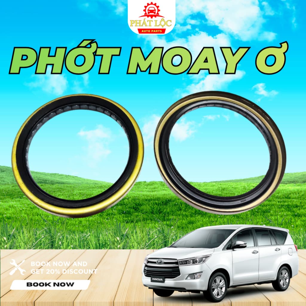 Phớt moay ơ trước Innova 2004-2022 ( Toyota chính hãng)