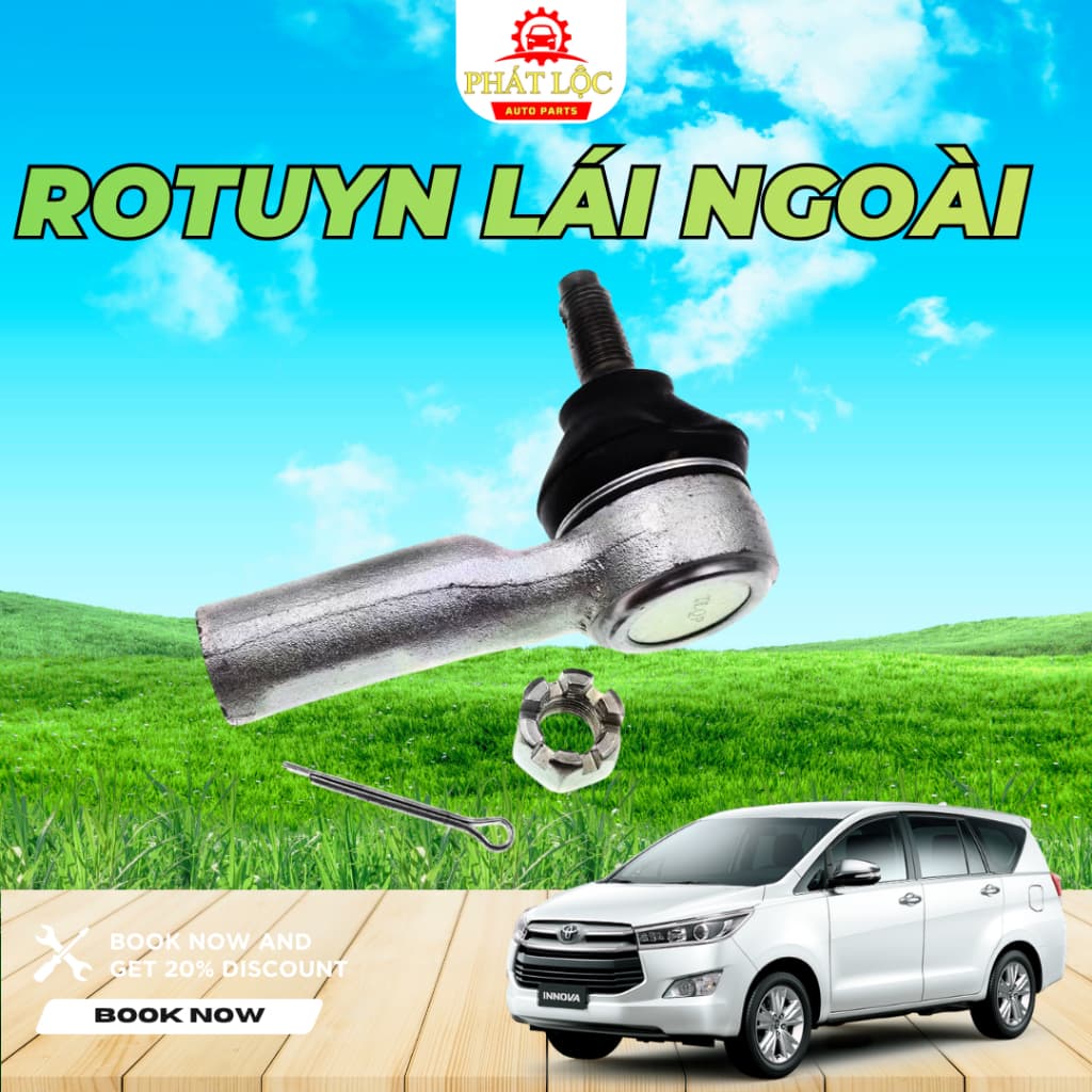Rotuyn lái ngoài Innova 2004-2022 ( Toyota chính hãng) - ảnh 2
