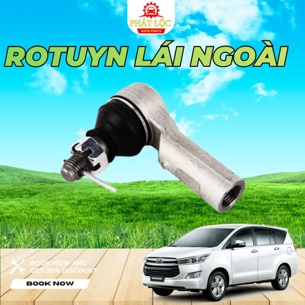 Rotuyn lái ngoài Innova 2004-2022 ( Toyota chính hãng) - ảnh 3