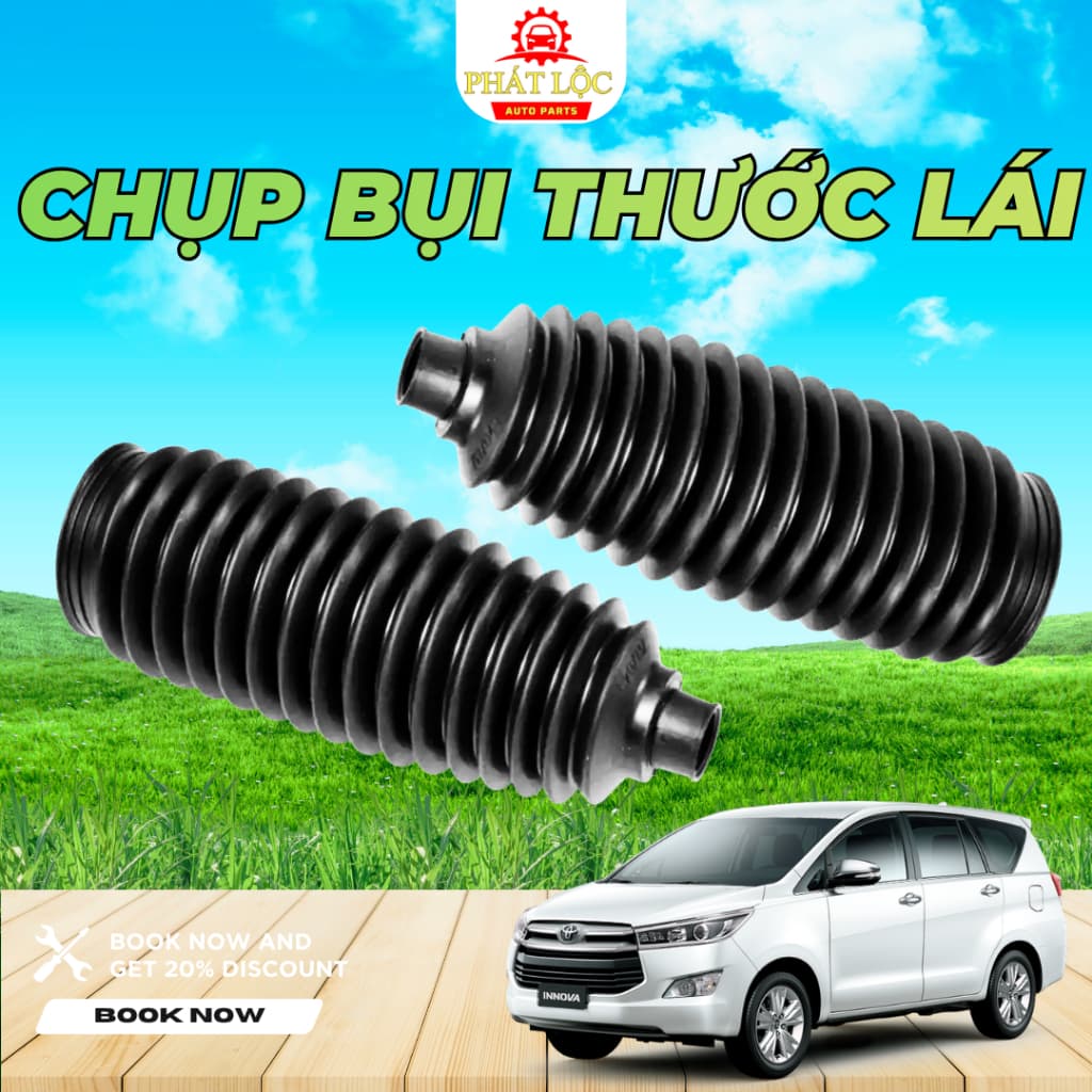 Chụp bụi thước lái Innova 2004-2022 ( Thương hiệu Aftermarket và OEM)