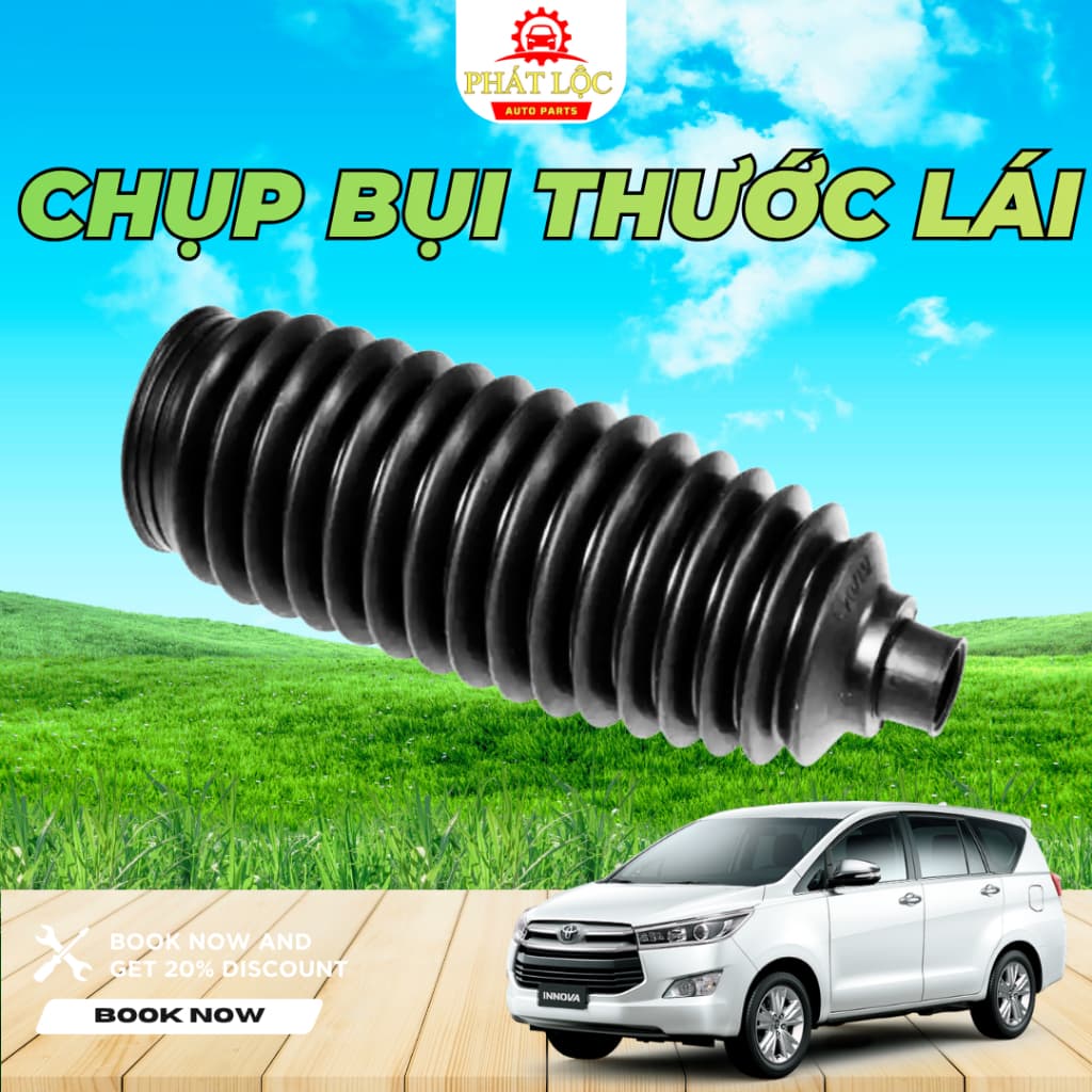 Chụp bụi thước lái Innova 2004-2022 ( Thương hiệu Aftermarket và OEM) - ảnh 2