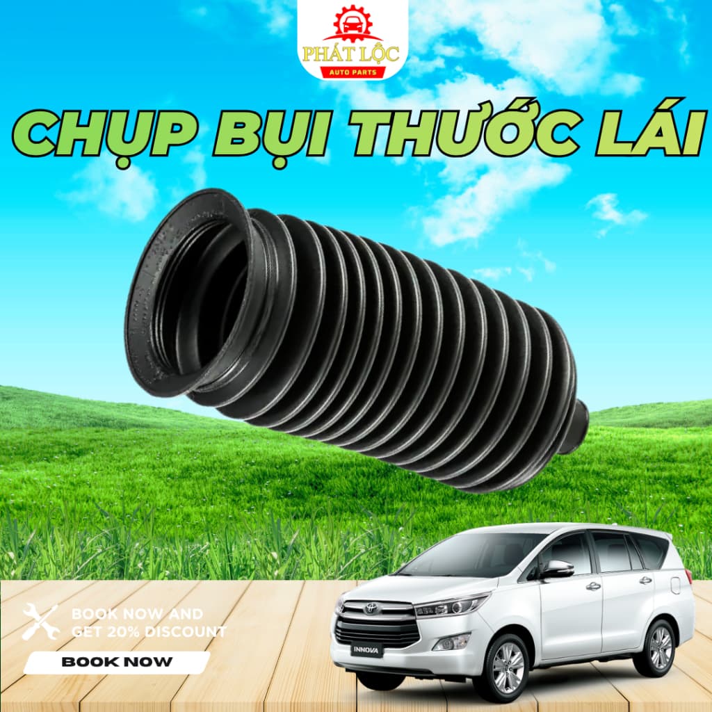Chụp bụi thước lái Innova 2004-2022 ( Thương hiệu Aftermarket và OEM) - ảnh 3