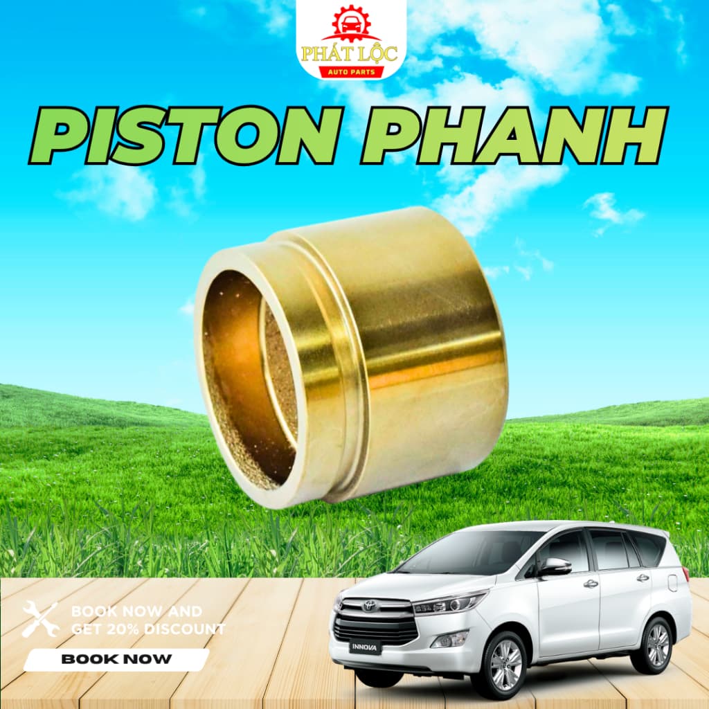 Piston phanh trước, xi lanh phanh Innova 2004-2022 ( Toyota chính hãng) - ảnh 2