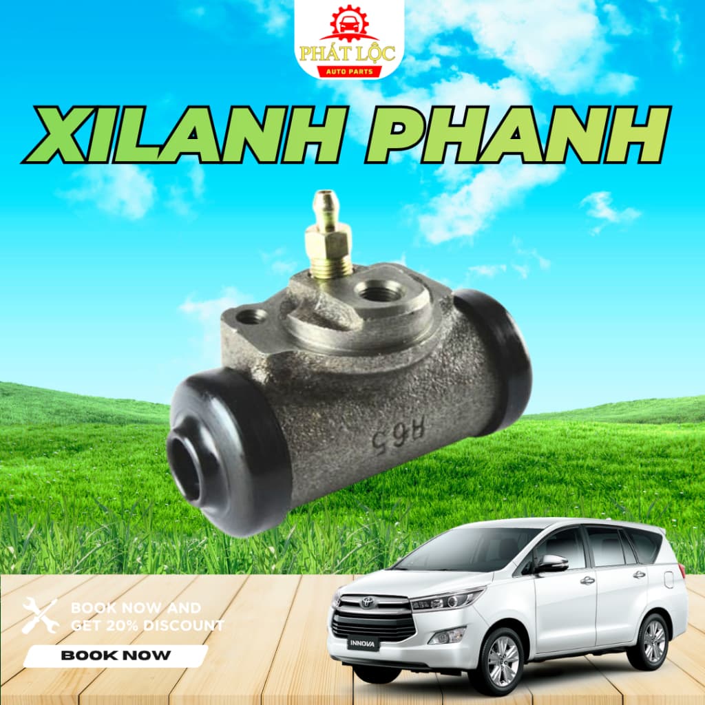 Xi lanh phanh sau Innova ( Toyota chính hãng)