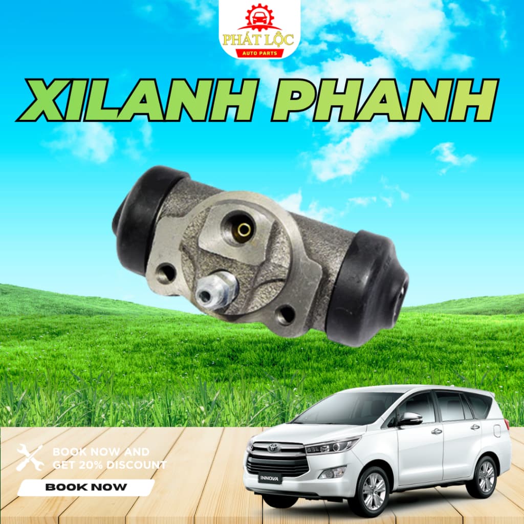 Xi lanh phanh sau Innova ( Toyota chính hãng) - ảnh 2