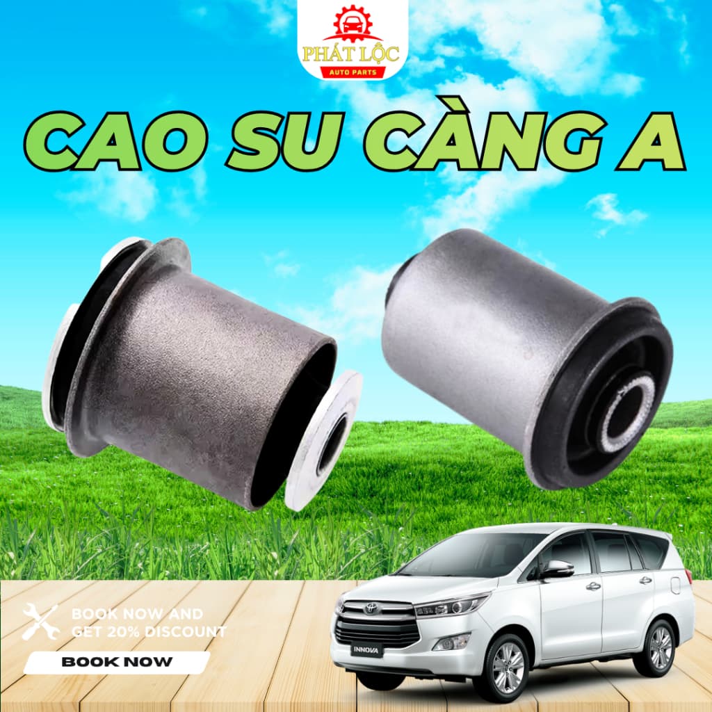 Cao su càng A trên, cao su càng A dưới Innova ( Thương hiệu OEM, Aftermarket)