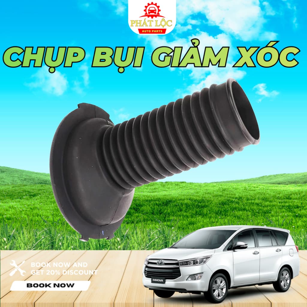 Chụp bụi giảm xóc trước Innova ( Thương hiệu OEM, Aftermarket)