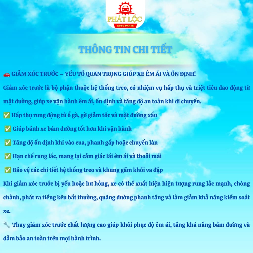 [ Giá 1 đôi] Giảm xóc trước, phuộc nhún trước Innova ( Toyota chính hãng) - ảnh 4