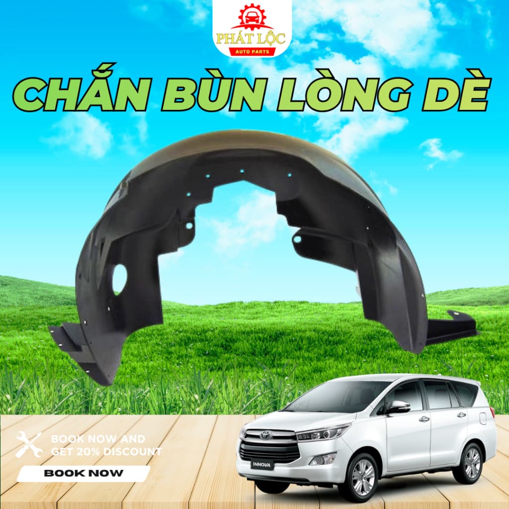 Chắn bùn lòng dè Innova 2009-2022 ( Thương hiệu OEM, Aftermarket) - ảnh 2
