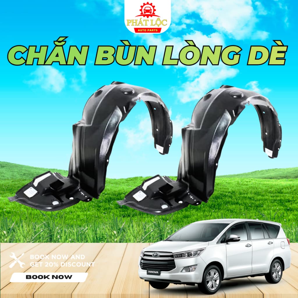 Chắn bùn lòng dè Innova 2009-2022 ( Thương hiệu OEM, Aftermarket) - ảnh 3