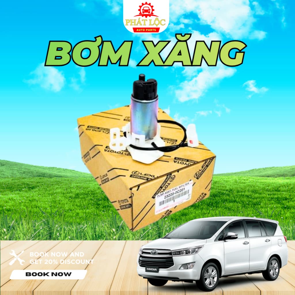 Bơm nhiên liệu, bơm xăng Innova ( Toyota chính hãng) - ảnh 2