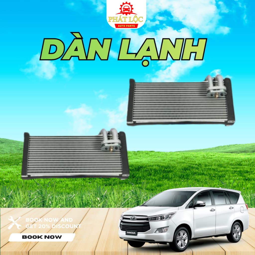 Dàn lạnh, giàn lạnh Innova 2004-2022 ( Toyota chính hãng)