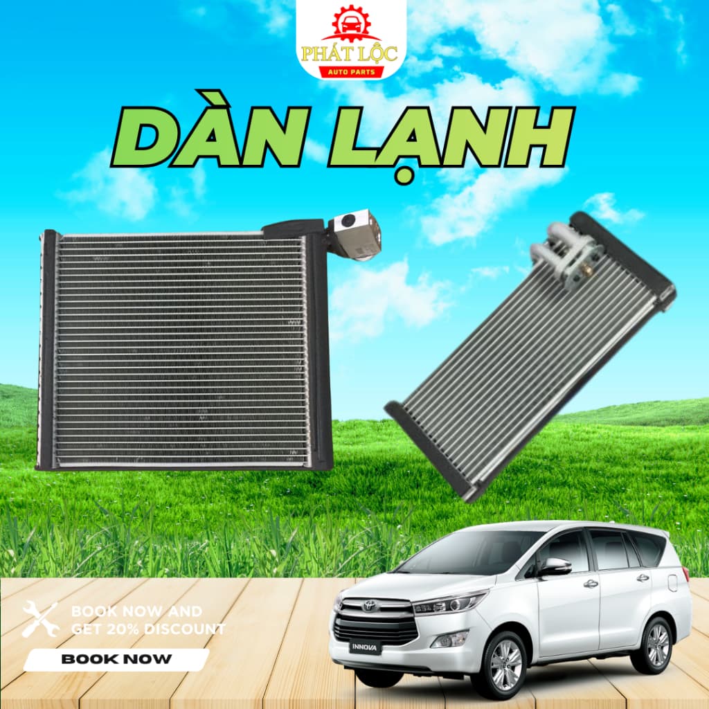 Dàn lạnh, giàn lạnh Innova 2004-2022 ( Toyota chính hãng) - ảnh 4