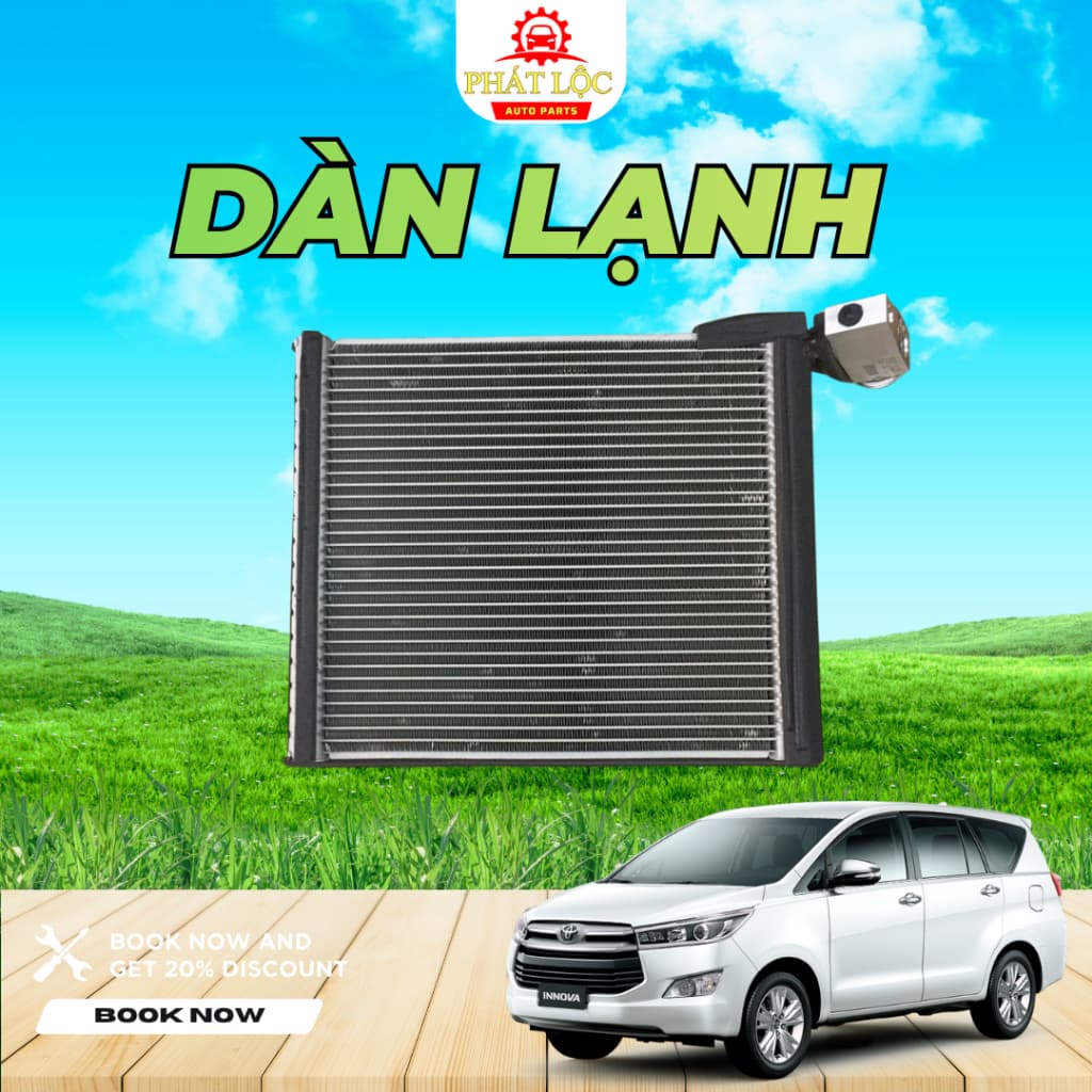 Dàn lạnh, giàn lạnh Innova 2004-2022 ( Toyota chính hãng) - ảnh 5