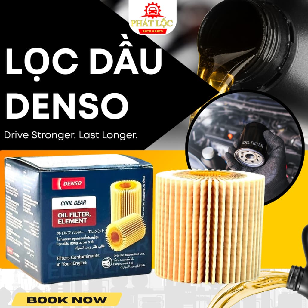 Lọc nhớt Denso phù hợp Camry 2.5,3.5 ( Denso chính hãng)