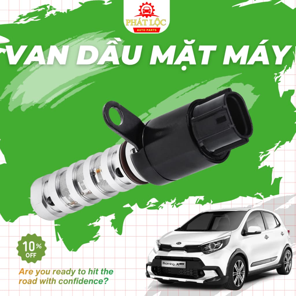 Van dầu mặt máy, van khiển nhớt VVT Morning 2012-2020. Grand I10, Accent( Hyundai Kia chính hãng- có hóa đơn VAT) - ảnh 3