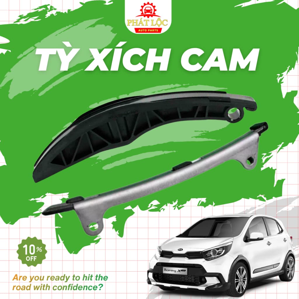 Tỳ cam, dẫn hướng xích cam Kia Morning 2012-2020 ( Hyundai Kia chính hãng- có hóa đơn VAT)