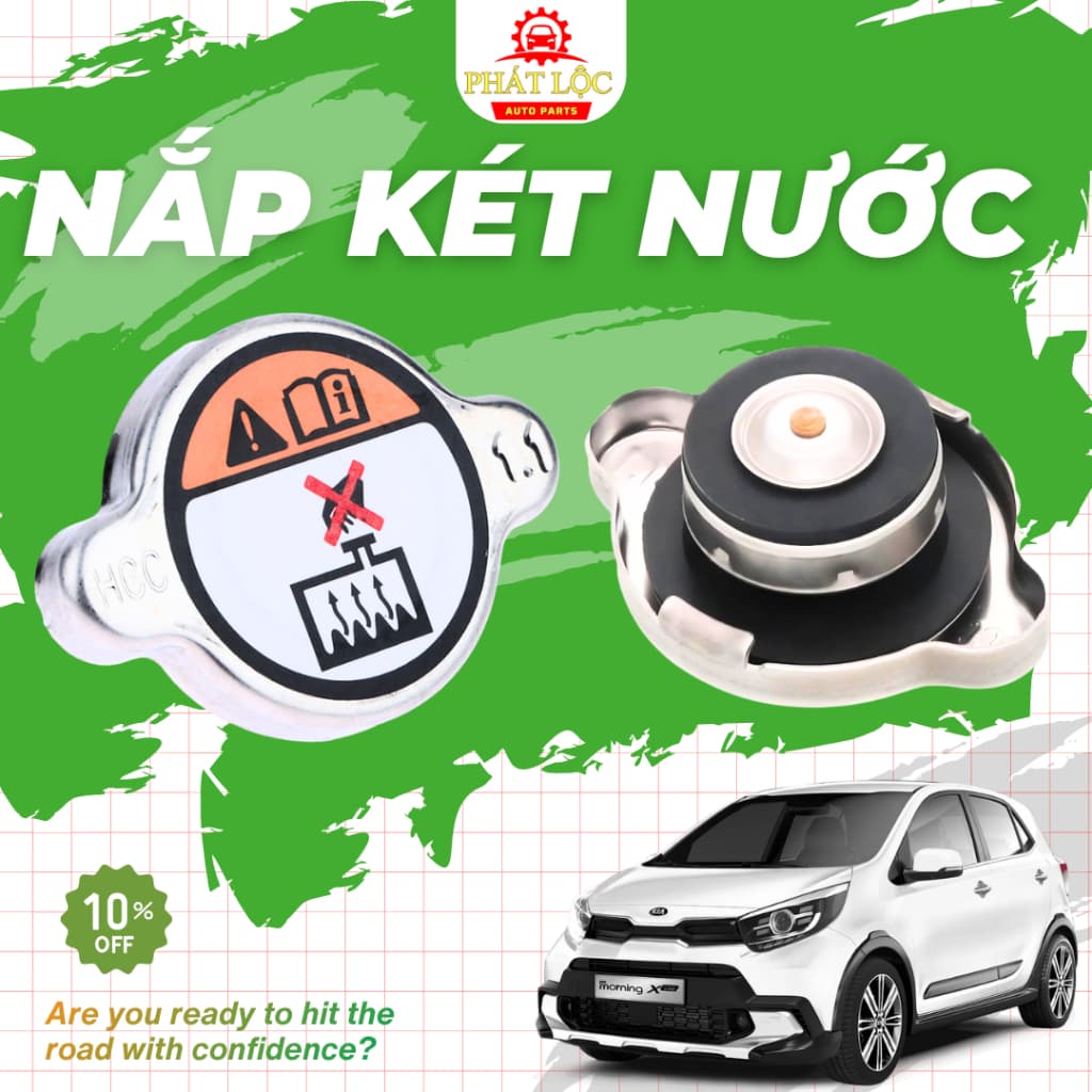 Nắp két nước làm mát Kia Morning 2012-2020, I10, Accent,...( Hyundai Kia chính hãng- có hóa đơn VAT)