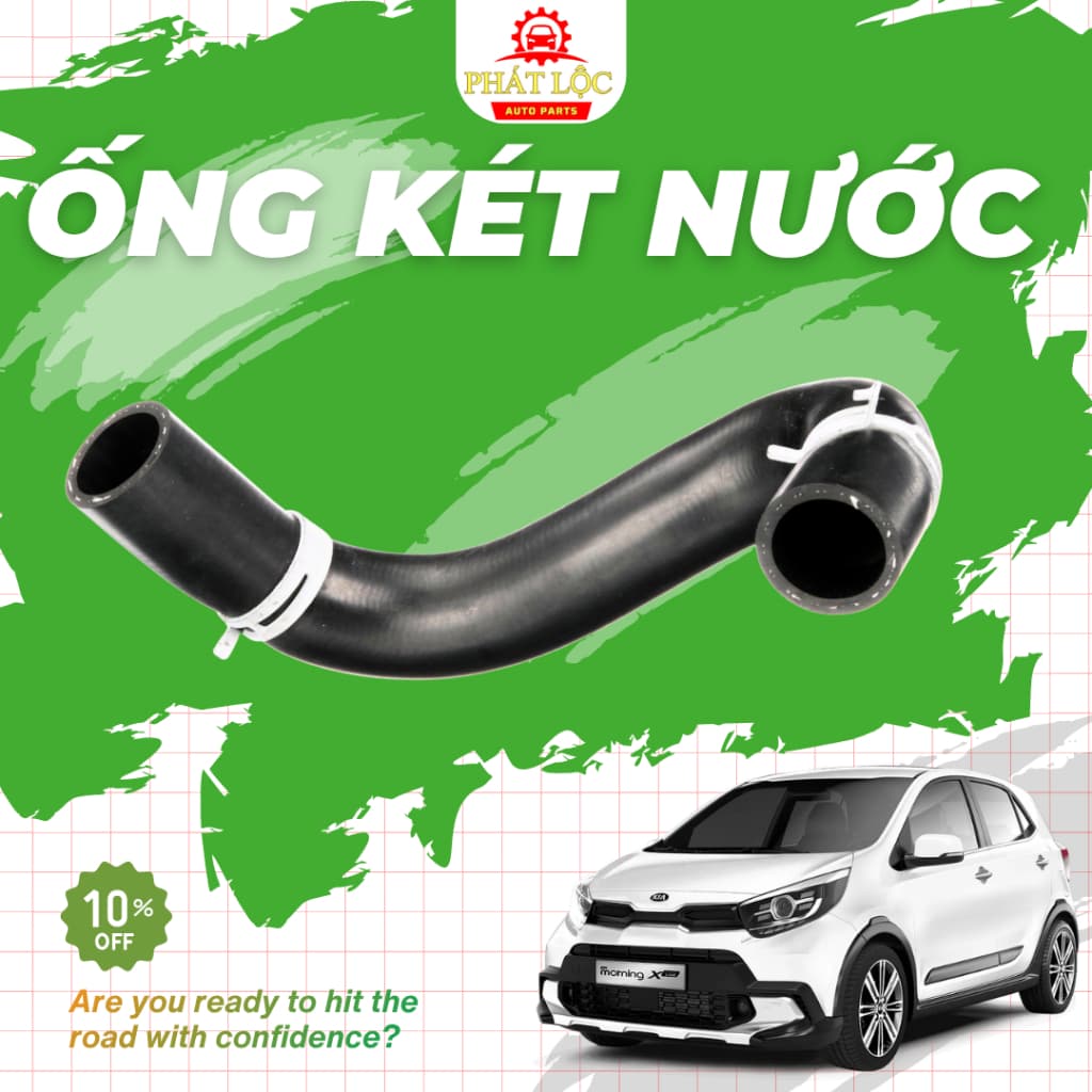 Ống két nước trên, dưới Kia Morning 2012-2020  ( Hyundai Kia chính hãng- có hóa đơn VAT) - ảnh 2