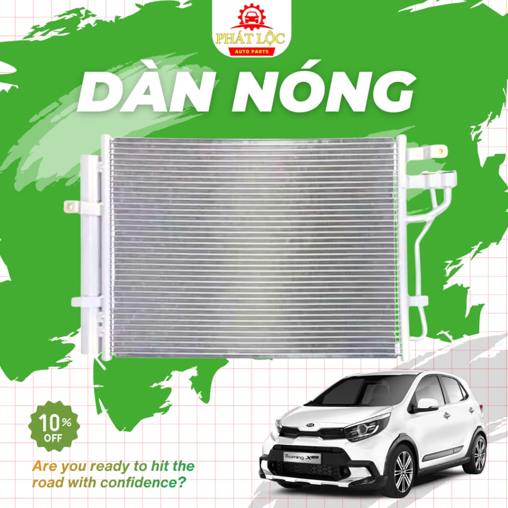 Dàn nóng, giàn nóng Kia Morning 2012-2020 ( Thương hiệu OEM, Aftermarkets-có hóa đơn VAT) - ảnh 2