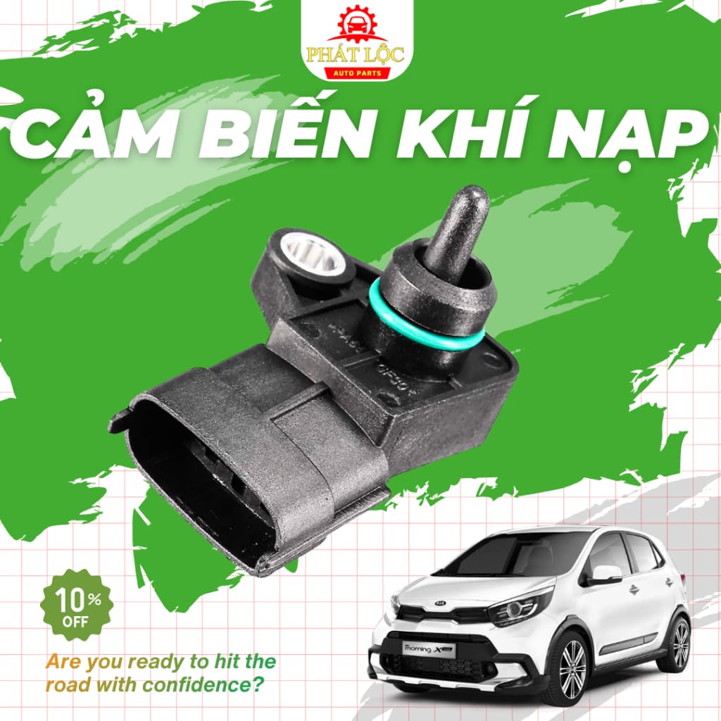 Cảm biến khí nạp, cảm biến chân không Kia Morning 2012-2020, Forte, Cerato...  ( Hyundai Kia chính hãng- có hóa đơn VAT) - ảnh 2