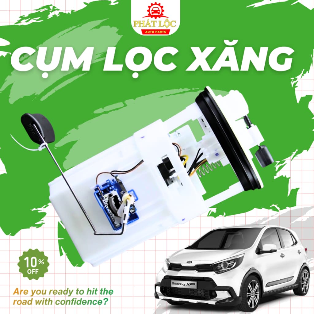 Cụm bơm xăng có cảm biến Kia Morning 2012-2020 ( Hyundai Kia chính hãng- có hóa đơn VAT)