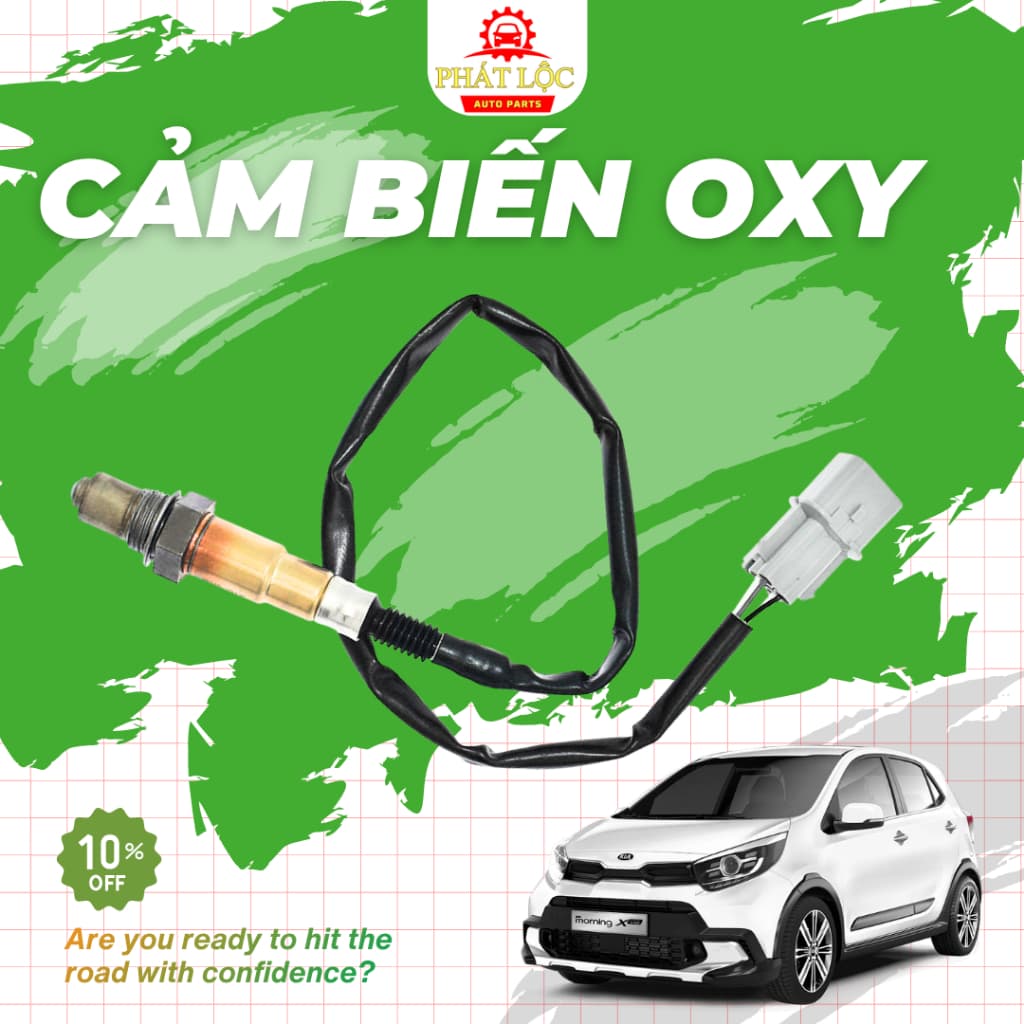 Cảm biến oxy, cảm biến khí xả, cảm biến Lamda  ( Hyundai Kia chính hãng- có hóa đơn VAT) - ảnh 2