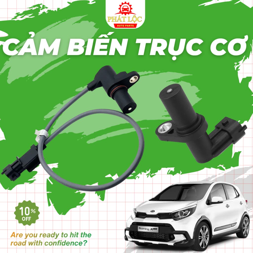 Cảm biến trục cơ, cảm biến cốt máy Kia Morning 2012-2020, I10,...( Hyundai Kia chính hãng- có hóa đơn VAT)