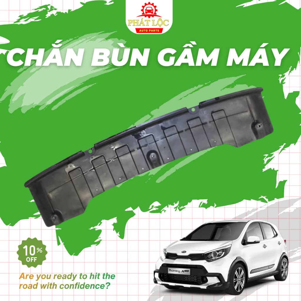 Chắn bùn gầm máy Kia Morning 2012-2020 ( Thương hiệu OEM, Aftermarket- có hóa đơn VAT) - ảnh 2