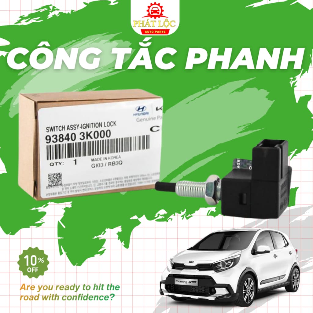 Công tắc chân phanh hàng chính hãng phù hợp với  Morning 2012-2020 và các dòng xe khác ( Hàng chính hãng) - ảnh 2
