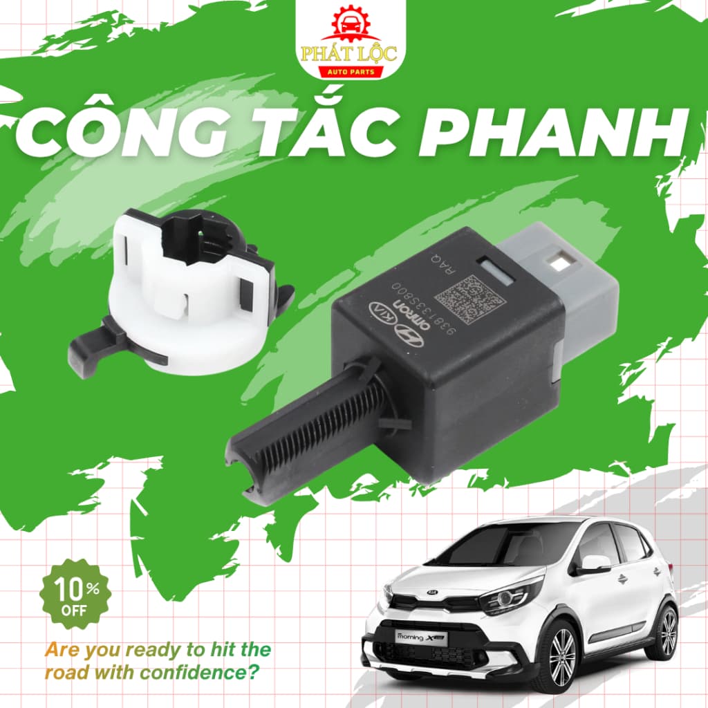 Công tắc chân phanh hàng chính hãng phù hợp với  Morning 2012-2020 và các dòng xe khác ( Hàng chính hãng) - ảnh 3