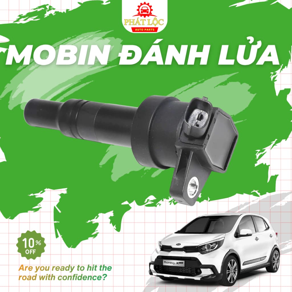 Mô Bin, Bô bin,Mobin cao áp xe Kia Morning 1.0(3 máy) 2012-2022, Hyundai I10 1.0(3 máy) 2014-2022 ( Hàng xịn chính hãng) - ảnh 3