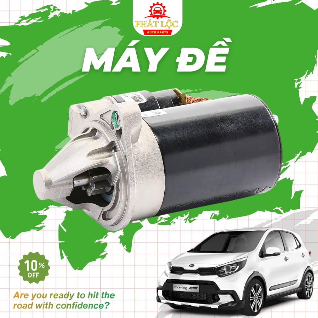 Máy đề, củ đề hàng chính hãng và OEM, Aftermakets phù hợp với xe Morning 2012-2020 ( Hàng chính hãng)