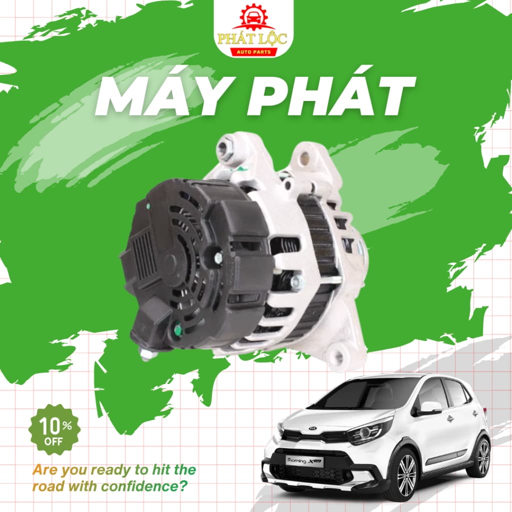 Máy phát điện, củ phát hàng chính hãng và thương hiệu khác phù hợp với xe Morning 2012-2020 ( Hàng chính hãng- có VAT) - ảnh 2