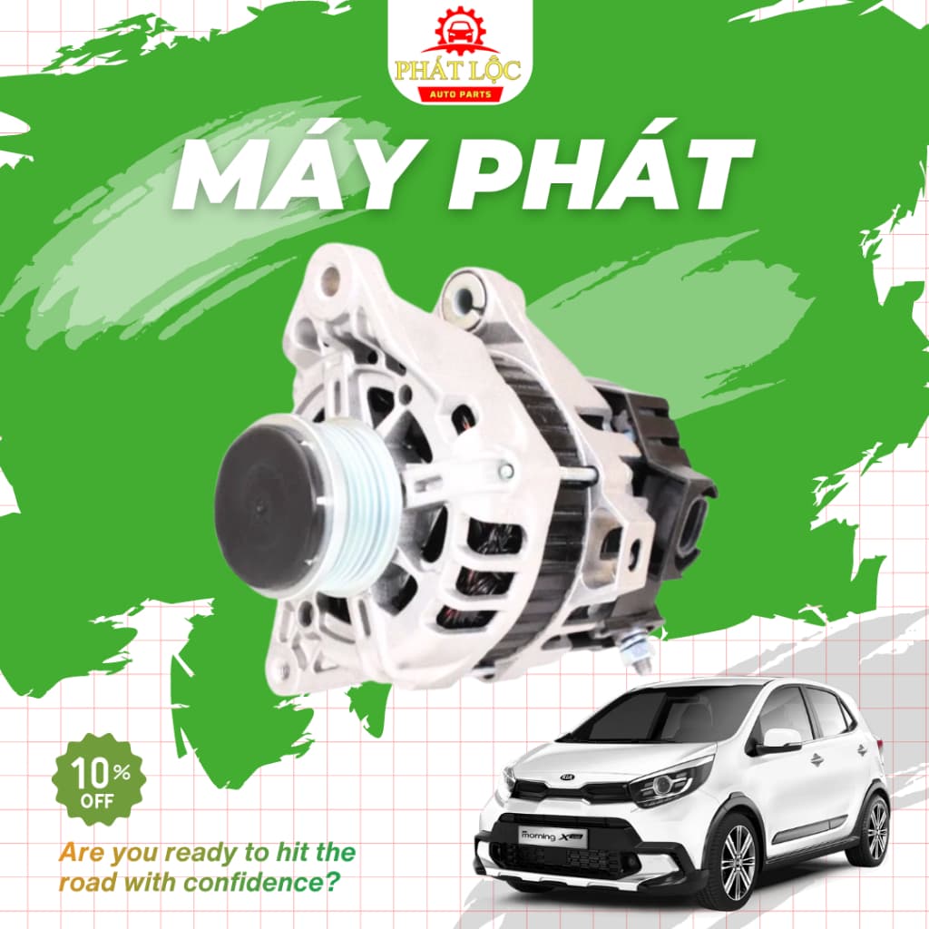Máy phát điện, củ phát hàng chính hãng và thương hiệu khác phù hợp với xe Morning 2012-2020 ( Hàng chính hãng- có VAT) - ảnh 3